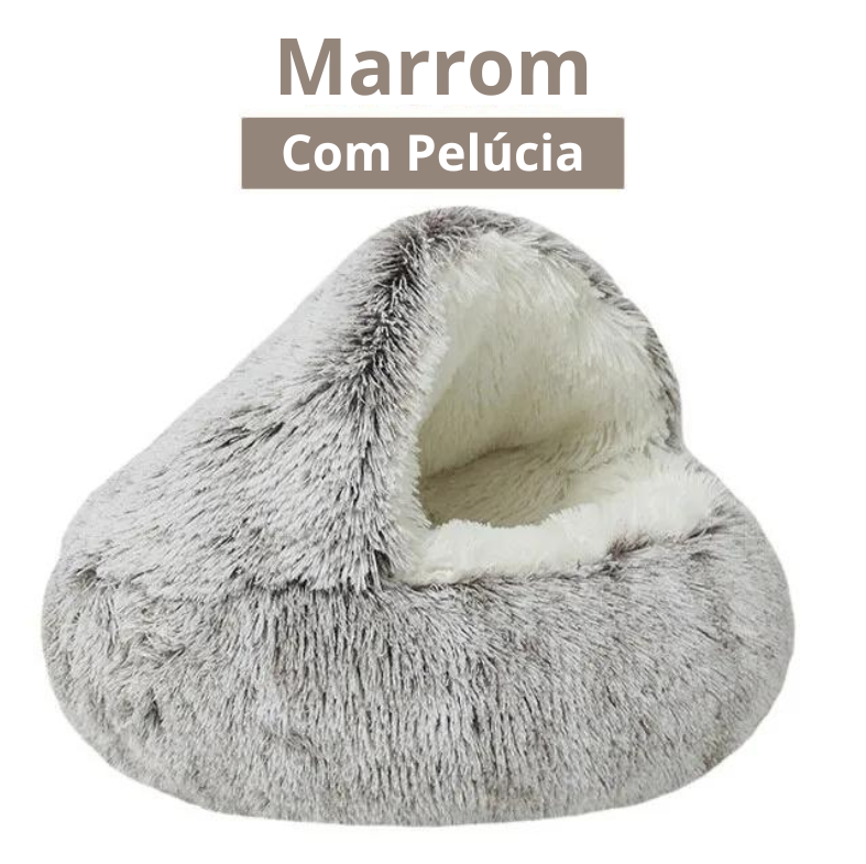 Cama Redonda de Pelúcia para Pet