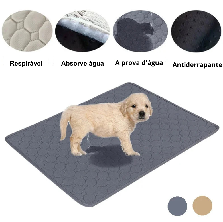 Tapete de urina absorvente impermeável para pets