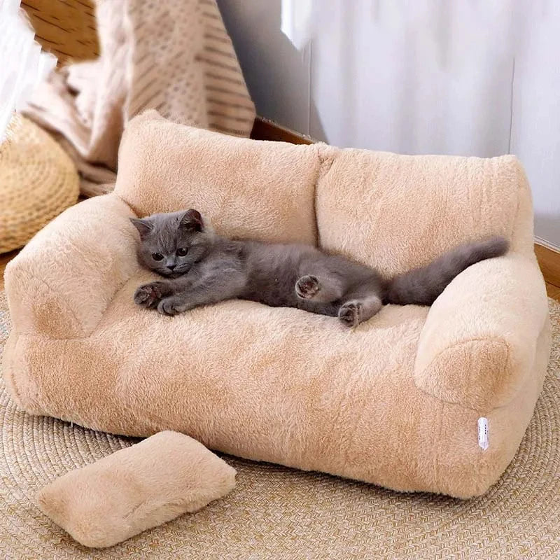 Sofá para Pets - Cama de Luxo para Cachorros e Gatos